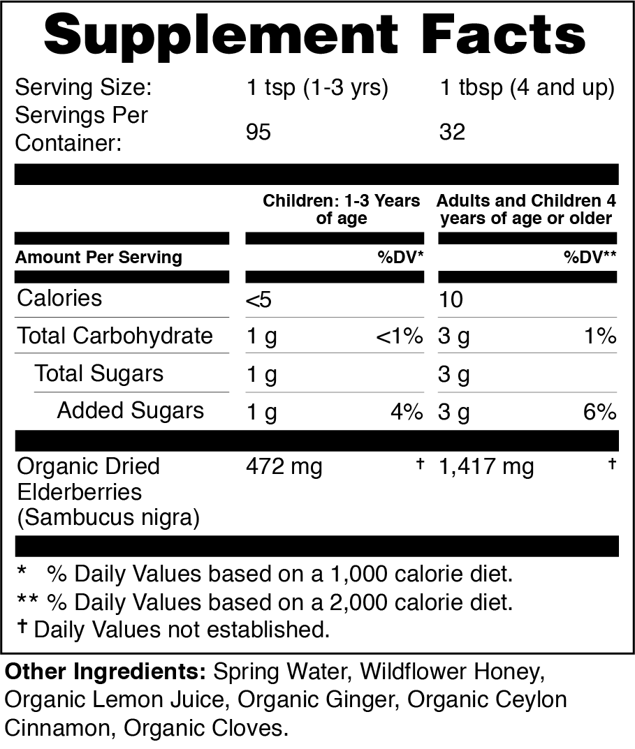 Elderberry Syrup My Store